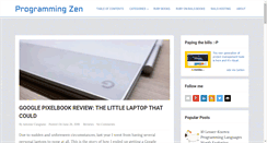 Desktop Screenshot of programmingzen.com