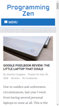 Mobile Screenshot of programmingzen.com