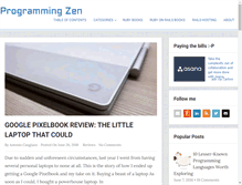 Tablet Screenshot of programmingzen.com